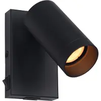 Olucia - NADI - Wandlamp - Zwart - Vorm: Rechthoek