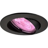 LEDVION - SMART LED Inbouwspot Amsterdam - Zwart - Dimbaar