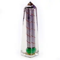 Ancient Wisdom - Waxinelichtjeshouder - Double Heart Salt Candle Holder Multicolor Himalayazout One Size - kaarshouder - theelichtjeshouder - interieurdecoratie - cadeau - sfeerverlichting