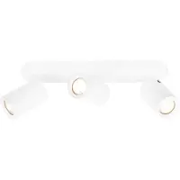 LEDVION - LED Plafondspot - Wit 3-lichts - Rechthoek - GU10 - IP20