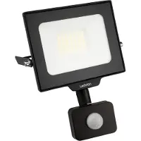 LEDVION - LED Breedstraler met Bewegingssensor - 30W - 4000K - 3600L - IP44