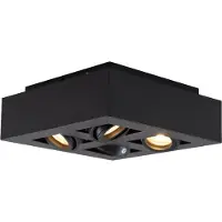 Olucia - AKIRA - Opbouw Downlight - Zwart - Vorm: Vierkant
