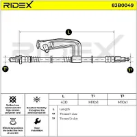 RIDEX 83B0049 Remslang