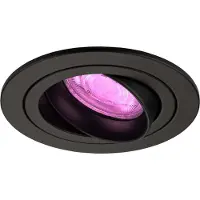 LEDVION - SMART LED Inbouwspot Tokyo - Zwart - Dimbaar