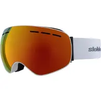 Slokker Siusi Skibril | Wit Rood | Categorie 2