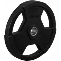 Gorilla Sports Halterschijf professionele 50 / 51mm Olympia kunststof grijper 25 KG