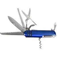 Benson Multifunctioneel zakmes - 11 functies - compact en duurzaam - roestvrijstaal - 9 cm