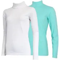 Campri 2-Pack - Skipully - Wintersportpully - Dames - White/Aruba blue (648) - maat 3XL