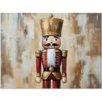 PosterMonkey Poster 80x60 cm - Kerst - Poppetje - Abstract - Posters - Kamer decoratie - Wanddecoratie woonkamer - Muurdecoratie slaapkamer - Kerstversiering - Kerstdecoratie voor binnen - Kerstmis