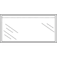 Cleverpack - Paklijstenvelop zelfklevend blanco 230x110mm 100st | Pak a 100 stuk | 10 stuks
