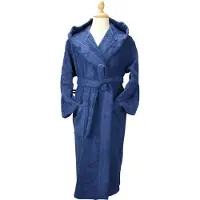 Artg Robezz - Biologische Katoen - Badjas Capuchon - Donkerblauw - French Navy - Maat S/M