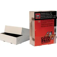 Cleverpack Paraatdoos CleverPack A5 218x155x55mm voor 500 vel wit pak à 10 stuks