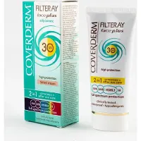 Coverderm Filteray Face Plus Oily Acneic / 2 in 1 bruiningscrème voor de vette en acnegevoelige huid SPF 30 50 ml
