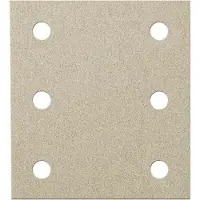 Ivana Schuurschijf Klittenband Rechthoek 6-Gats Korrel 320 103x115mm - 10 Stuks