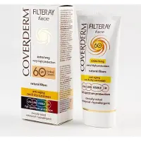 Coverderm Filteray Gezicht Getinte SPF 60 / Getinte Zonnecrème SPF 60 Licht Beige 50 ml