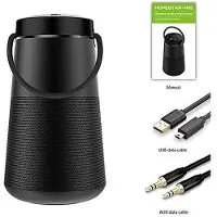 HOPESTAR H33 Zwart draagbare draadloze Bluetooth-luidspreker FM-zender Powerbank