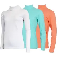 Campri 3-Pack - Skipully - Wintersportpully - Dames - White/Aruba blue/Salmon (658) - maat S