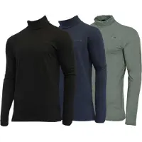 Campri 3-Pack - Skipully - Wintersportpully - Heren - Black/Navy/Jungle green (643) - maat M