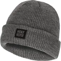 Heat Keeper Heatkeeper - Thermo Muts Kinderen - Grijs - 9/12 Jaar - 2-Stuks - Warme kindermuts