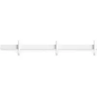 String Relief Haakrail 41 Cm Wit - Haken en hangers Aluminium White - RELIEF-HR-410-300