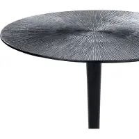Beliani SELWYN - Bijzettafel - Zwart - Aluminium