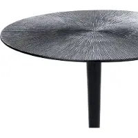 Beliani EUCLA - Bijzettafel - Zwart - Aluminium
