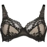 Hunkemoller BH 'Daisy' beige / zwart
