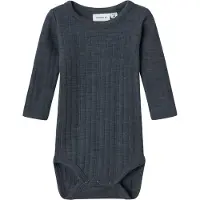 Name it Merino Wol Romper 50 EU Jongens