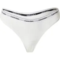 Calvin Klein Underwear String lichtgrijs / zwart / wit