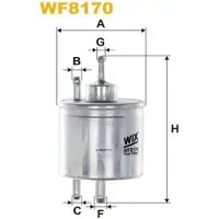 WIX FILTERS WF8170 Brandstoffilter