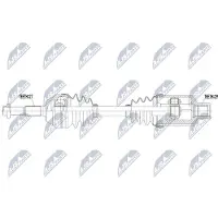 NTY NPW-CH-102 Aandrijfas