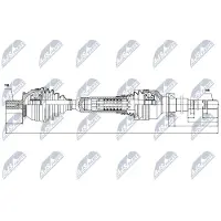 NTY NPW-VV-049 Aandrijfas