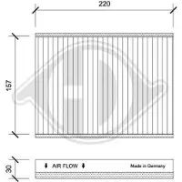 Diederichs DCI1245 Interieurfilter