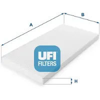 Ufi 53.078.00 Interieurfilter