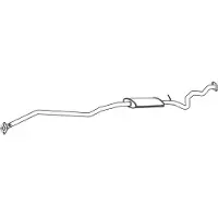 VEGAZ BS-378 Uitlaat middendemper