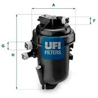 Ufi 55.084.00 Brandstoffilter