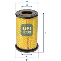 Ufi 27.D79.00 Luchtfilter