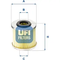 Ufi 25.529.00 Oliefilter