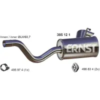 ERNST 385121 Einddemper