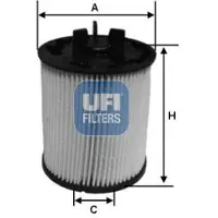 Ufi 26.023.00 Brandstoffilter