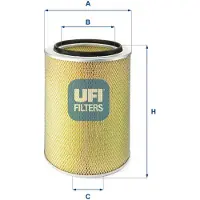 Ufi 27.092.00 Luchtfilter