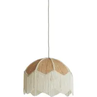 Light & Living Hanglamp Ø40x33 cm MALACIA raffia naturel+crème