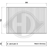 Diederichs DCI0170 Interieurfilter
