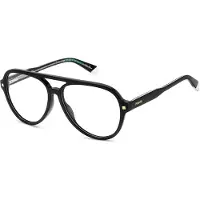 Polaroid PLD D540 57/14/145 Zwarte Acetaat monturen UNISEX PLD D540