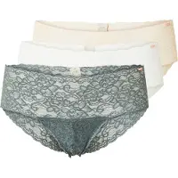 Dorina Slip beige / donkergroen / wit