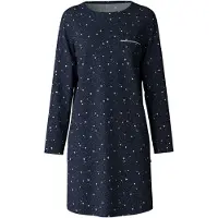 Calida Nachthemd donkerblauw / wit
