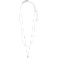 Pilgrim Ketting 'Arlet' zilver / parelwit