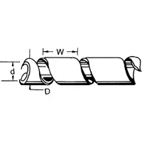 Fixapart Spiraalband kabelslang - 19mm / 10m / transparant