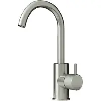 Hotbath Wastafelmengkraan cobberxmet draaibare uitloop 27.8 cm geborsteld nikkel