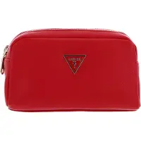 GUESS Utensil zak Double Zip Red Rood